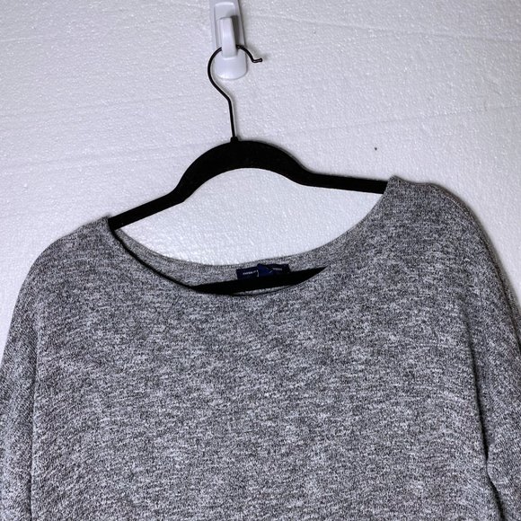 American Eagle M Gray Tulip Hem Oversized Sweater - Picture 4 of 10